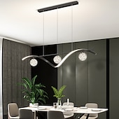 baratos Luzes pendentes-100 cm estilo nórdico luz pendente led metal pintado com acabamentos modernos 220-240v