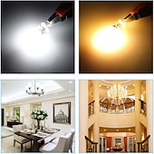 cheap LED Bi-pin Lights-10PCS 6PCS 2PCS G4 G9 E14 LED Bulb 5W Replaces 50W Halogen Bulb 2508-COB Mini Bulb for Cabinet Landscape Chandelier Light Appliance Bulbs AC220V