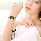levne Pásky na hodinky Fitbit-Pásek hodinek pro Fitbit Charge 5 Nerez Výměna, nahrazení Popruh Bling Diamond Náramek na šperky Náramek