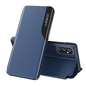 cheap Samsung Cases-Phone Case For Samsung Galaxy S24 S22 S21 S20 Plus Ultra A54 A34 A14 A72 S10 S9 A52 A22 S25 Ultra Flip with Stand Holder Magnetic Dustproof Solid Colored TPU