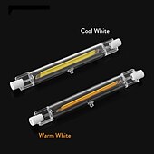 זול נורות תירס לד-4 יחידות r7s t3 נורת led cob ניתנת לעמעום j78 78 מ&quot;מ 5 ואט j118 118 מ&quot;מ 10 וואט הלוגן שווה ערך כפול קצה אור נוף מבול 110 וולט 220 וולט