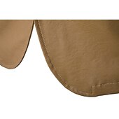cheap Faux Leather Jackets-Men&#039;s Jacket Faux Leather Jacket Blazer Wedding Business Thermal Warm Rain Waterproof Pocket Fall Solid Color Business Elegant Turndown Regular Faux Leather Regular Fit Black White Red Khaki Jacket