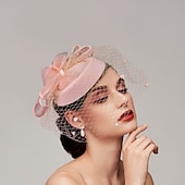 economico Fascinator-Piume  Fascinatori in rete  Cappelli  Copricapo con piuma  Cappello  Fiore 1 PC Matrimonio  Corsa di cavalli  Giorno delle donne Copricapo Abito da impressionare Abito da gara 2025