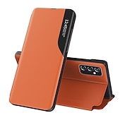 cheap Samsung Cases-Phone Case For Samsung Galaxy S24 S22 S21 S20 Plus Ultra A54 A34 A14 A72 S10 S9 A52 A22 S25 Ultra Flip with Stand Holder Magnetic Dustproof Solid Colored TPU