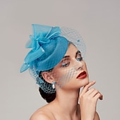 economico Fascinator-Piume  Fascinatori in rete  Cappelli  Copricapo con piuma  Cappello  Fiore 1 PC Matrimonio  Corsa di cavalli  Giorno delle donne Copricapo Abito da impressionare Abito da gara 2025