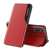 cheap Samsung Cases-Phone Case For Samsung Galaxy S24 S22 S21 S20 Plus Ultra A54 A34 A14 A72 S10 S9 A52 A22 S25 Ultra Flip with Stand Holder Magnetic Dustproof Solid Colored TPU
