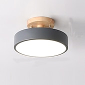 halpa Pinta-asennettavat ja puoliksi pinta-asennettavat-20 cm kattovalaisimet geometriset muodot uppoasennettavat valot metalli maalatut viimeistelyt led moderni 220-240v