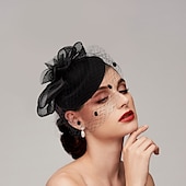 economico Fascinator-Piume  Fascinatori in rete  Cappelli  Copricapo con piuma  Cappello  Fiore 1 PC Matrimonio  Corsa di cavalli  Giorno delle donne Copricapo Abito da impressionare Abito da gara 2025