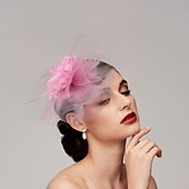 halpa Juhlahatut-höyhenet / verkkokiihottajat kentucky derby hattu / päähine höyhenellä / lippalakki / kukka 1 kpl häät / hevoskilpailut / naisten päivä päähine