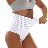 tanie Majtki korygujące-damskie majtki modelujące wyszczuplające modelujące brzuch push up podstawowe do biura walentynki joga sport seksowne oddychające bawełniane czyste kolory szwy sznurowane stroje domowe