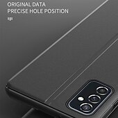 cheap Samsung Cases-Phone Case For Samsung Galaxy S24 S22 S21 S20 Plus Ultra A54 A34 A14 A72 S10 S9 A52 A22 S25 Ultra Flip with Stand Holder Magnetic Dustproof Solid Colored TPU