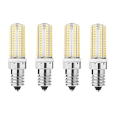 olcso Kéttűs LED-es izzók-10db 5w e14 g4 g9 bi pin led fekvő villanykörte 104leds smd 3014 500lm 50w halogén megfelelő otthoni világításhoz ac110v ac220v