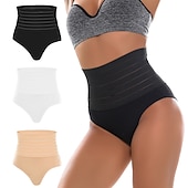 tanie Majtki korygujące-damskie majtki modelujące wyszczuplające modelujące brzuch push up podstawowe do biura walentynki joga sport seksowne oddychające bawełniane czyste kolory szwy sznurowane stroje domowe