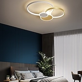 economico Lampade da soffitto con dimmer-2/4 teste plafoniera a led a forma di cerchio lampada da soffitto design a grappolo nordico moderno stile semplice soggiorno casa camera da letto di lusso ufficio ristorante luci solo dimmerabili con