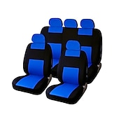 abordables Fundas de asiento para coche-5 piezas Cobertor de Asiento Para Coche para Juego completo Impermeable Suave antideslizante para