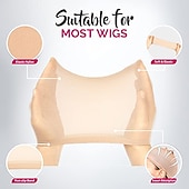 cheap Tools &amp; Accessories-6 pieces light brown stocking wig caps stretchy nylon wig caps for women