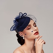 economico Fascinator-Piume  Fascinatori in rete  Cappelli  Copricapo con piuma  Cappello  Fiore 1 PC Matrimonio  Corsa di cavalli  Giorno delle donne Copricapo Abito da impressionare Abito da gara 2025
