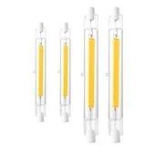 cheap Light Bulbs-R7S LED COB Glass Tube 78mm 118mm High Power J78 J118 Light Bulb T3 AC110V 120V 220V 230V 240V Home Replace Halogen Lamp