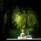 cheap Wallpaper-Cool Wallpapers Nature Forest Wallpaper Wall Mural Wall Sticker Covering Print Peel and Stick Removable Self Adhesive Secret Forest PVC / Vinyl Home Decor