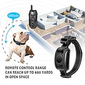 economico Addestramento e accessori educativi per cani-nessun shock 800m collare di addestramento per cani da compagnia beep collare di vibrazione collare di addestramento a distanza umano impermeabile ricaricabile