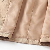 voordelige Bovenkleding-Kinderen Jongens Jas Lange mouw Grijs Khaki Bruin Effen Zak Winter Actief Urheilu 3-13 jaar / Lapwerk