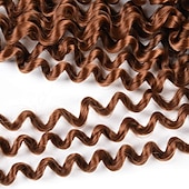 abordables Crocheter les cheveux-crochet cheveux bouclés vague d&#039;eau crochet cheveux bouclés tressage cheveux bouclés crochet cheveux pour les femmes noires marlybob crochet cheveux 14 pouces 14 pouces 3 packs