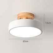 halpa Pinta-asennettavat ja puoliksi pinta-asennettavat-20 cm kattovalaisimet geometriset muodot uppoasennettavat valot metalli maalatut viimeistelyt led moderni 220-240v