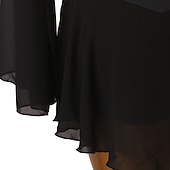 levne Šaty na krasobruslení-Šaty na bruslení Dámské Dívčí Buz Pateni Šaty Úbory Černá Burgundská fialová Námořnická modř Slátanina Síťka Spandex Vysoká pružnost Trénink Profesionální Soutěž Bruslařské oblečení Ručně vyrobeno