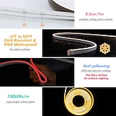 preiswerte Neon-LED-Beleuchtung-3~10m 9.8~32.8ft dc12v rgb wasserdichte led flexible neonseil streifen licht app musiksynchronisation funktioniert mit alexa google assistant für partydekoration