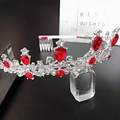 economico Fasce e corone-Bambino Da ragazza Accessori per capelli Attivo Dolce Esterno Regali di Natale Tinta unita Metallo Metallizzato Rosa Rosso