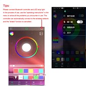 cheap WiFi&amp;Music Control-32.8ft 10m COB Bluetooth LED Smart Strip Lights Christmas Decor Music Sync RGB APP Color Changing for Bedroom Home TV Back Light DIY Décor