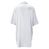 женская пижама ночная рубашка платье pjs чистый цвет мода простой комфорт вечеринка дом кровать атлас v-образный вырез половина рукава лето весна Недорогие Женские ночные рубашки и сорочки-женская пижама ночная рубашка платье pjs чистый цвет мода простой комфорт вечеринка дом кровать атлас v-образный вырез половина рукава лето весна