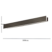 abordables Apliques de pared para interior-Lightinthebox luces de pared LED protección para los ojos luces de pared modernas sala de estar dormitorio acrílico luz de pared 220-240v 20 w