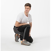 economico Pantaloni e pantaloncini-Per uomo Pantaloni da trekking impermeabili Collage Esterno Tenere al caldo Impermeabile Antivento Traspirante Pantalone / Sovrapantaloni Pantaloni Nero Grigio Elastene Caccia Pesca Scalate S M L XL