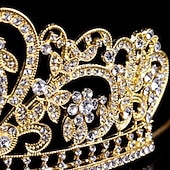 olcso Fejpántok és koronák-Gyerekek Lány Hajdísz Aktív Édes Esküvő Születésnap Egyszínű Fehér Arany