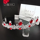 economico Fasce e corone-Bambino Da ragazza Accessori per capelli Attivo Dolce Esterno Regali di Natale Tinta unita Metallo Metallizzato Rosa Rosso