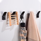 Χαμηλού Κόστους Κρεμάστρες για Μπουρνούζια-γάντζο ρόμπα δημιουργική διασκέδαση&amp;amp; ιδιότροπο αλουμίνιο 5τμχ - μπάνιο / μπανιέρα ξενοδοχείου επιτοίχια