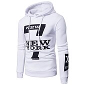 tanie podstawowe dresy-Męskie Dres Bluza Ściągana na sznurek 2-częściowa Litera Zestaw strojów Zestawy odzież Wiosna Jesień Zima Czarny Biały Trening w siłowni Jogging Szkolenie Keep Warm Miękka Odprowadza wilgoć Normalny