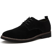 abordables Semi-formel-chaussures oxford en similicuir bleu marine pour hommes - chaussures formelles classiques à lacets avec semelle confortable pour les occasions professionnelles et décontractées