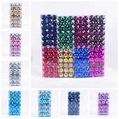 36pcs Christmas Baubles Ball Ornaments Xmas Decoration, 4cm Small Hanging Balls for Christmas Tree, Holiday, Party and Gift cheap Ornaments-36pcs Christmas Baubles Ball Ornaments Xmas Decoration, 4cm Small Hanging Balls for Christmas Tree, Holiday, Party and Gift