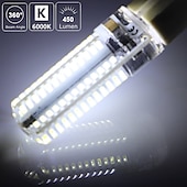 olcso Kéttűs LED-es izzók-10db 5w e14 g4 g9 bi pin led fekvő villanykörte 104leds smd 3014 500lm 50w halogén megfelelő otthoni világításhoz ac110v ac220v