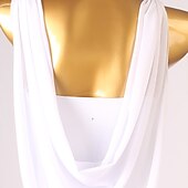 abordables Tenues de danse latine-danse salsa danse latine robe cristaux / strass femme performance sans manches spandex