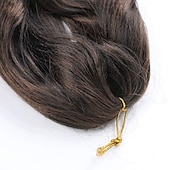abordables Crocheter les cheveux-Lot de 6 cheveux tressés rebondissants pré-étirés 22 pouces cheveux tressés ondulés lâches pré-étirés 75/pack extensions de cheveux synthétiques boucles françaises t30 22 pouces 6 packs pour une fête