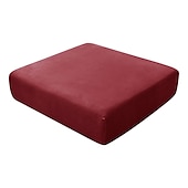 economico Rivestimento seduta e braccioli divano-1 pezzo di fodera per cuscino per divano in velluto elasticizzato, fodera per cuscino in peluche bordeaux per cuscino per sedia, protezione per mobili, cuscino per sedile, fodera per divano con fondo