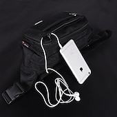 levne Pánské tašky-pánská crossbody kabelka fanny pack náprsní taška na opasek taška oxford látková venkovní denní zip obyčejná černá armáda zelená červená