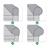 abordables Funda para asientos y reposabrazos de sofá-Fundas para reposabrazos de sillas, color burdeos, para sofás, fundas para brazos de sofá, fundas de spandex y jacquard, protectores de muebles antideslizantes, fundas de sillón lavables para sillón