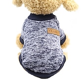 ieftine Îmbrăcăminte și accesorii pentru câini-Câini Hanorca Vestă de lână Iarnă Cald Απαλό Modă Comfortabil Îmbrăcăminte pentru câini