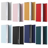 cheap Samsung Cases-Phone Case For Samsung Galaxy S24 S23 S22 S21 Ultra Plus A54 A34 A14 A72 A52 A42 Note 20 Ultra 10 Plus S25 Ultra Full Body Case with Stand Holder Flip Dustproof Solid Colored PC PU Leather
