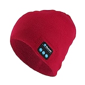 economico Cuffie on-ear e over-ear-Cuffie da Sonno Stereo Bluetooth Wireless Beanie Smart Auricolari Musicali Berretto con Casse Auricolari Cap Musica e Chiamate in Vivavoce Microfono Integrato