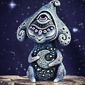 お買い得  庭の彫刻と彫像-面白い樹脂の置物スペースエイリアンガーデン装飾像ファンタジー世界の装飾ヴィラ家の装飾置物装飾工芸品